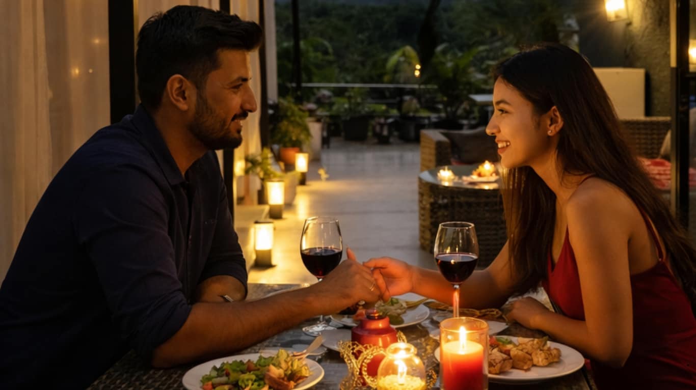 Romantic getaway for couples in a peaceful setting