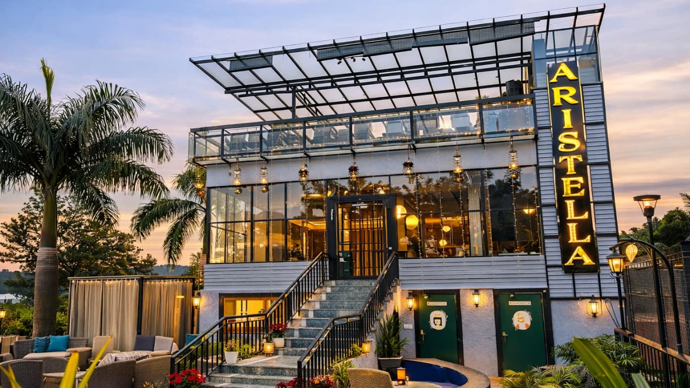 Modern fine dining experience in Dehradun at Aristella