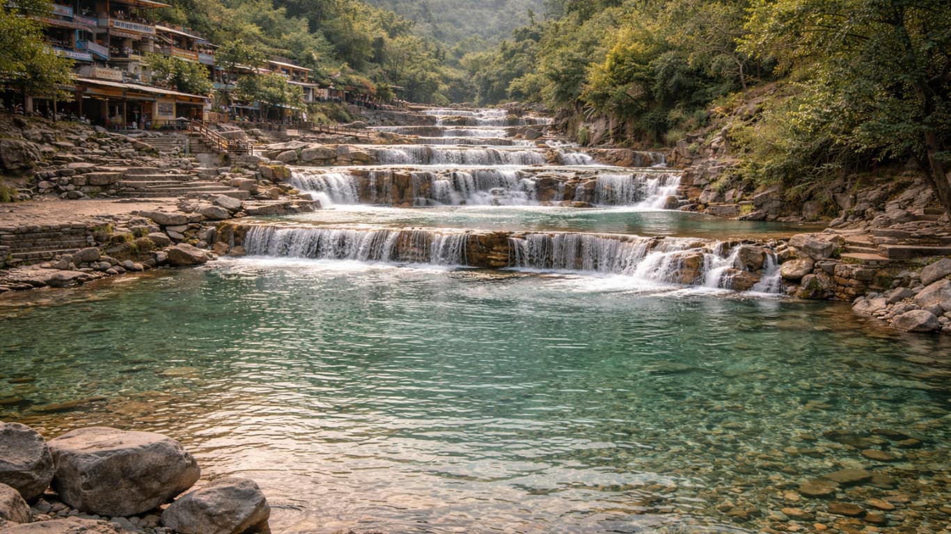 shastradhara waterfall