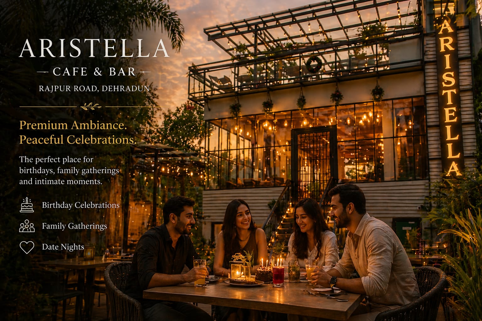 Hidden Gem Cafe in Rajpur Road.