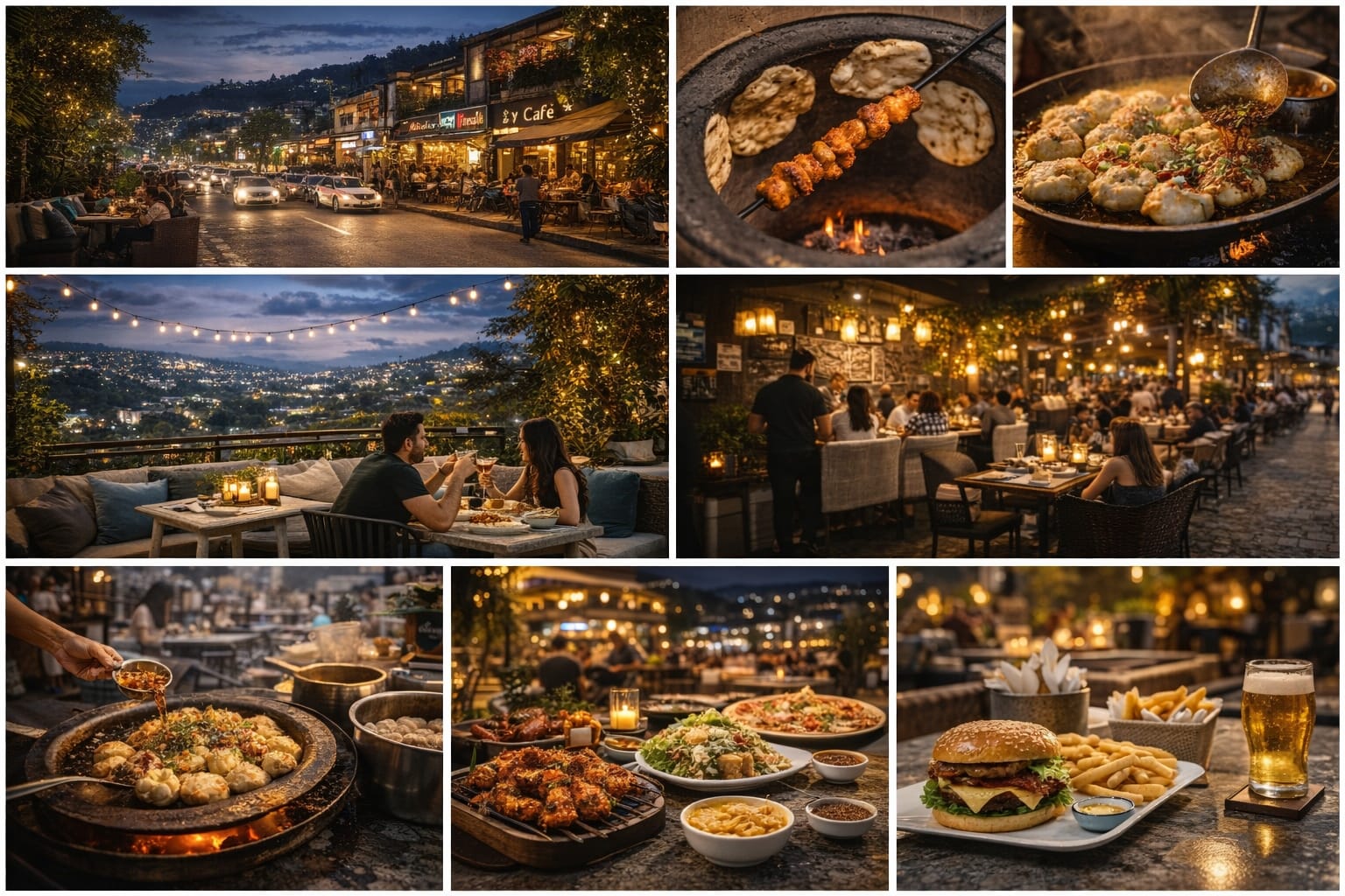 Rajpur Road Dehradun food hub