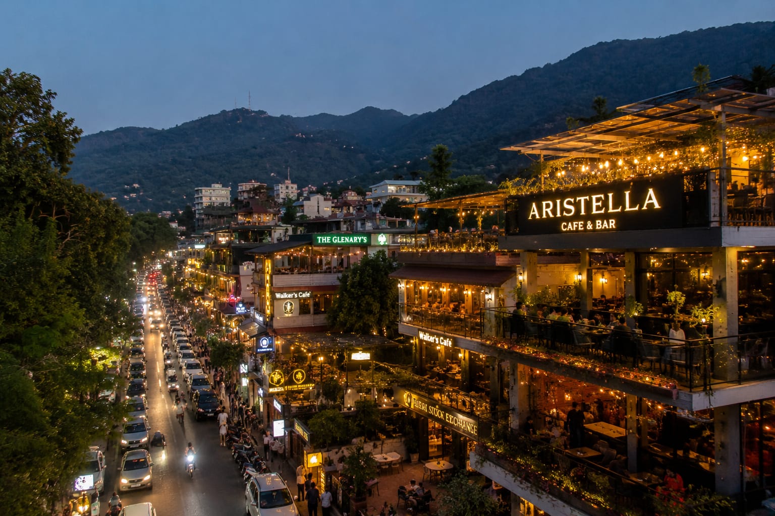 rooftop cafes in Dehradun, best cafe in Dehradun rooftop, cafe in Dehradun with view