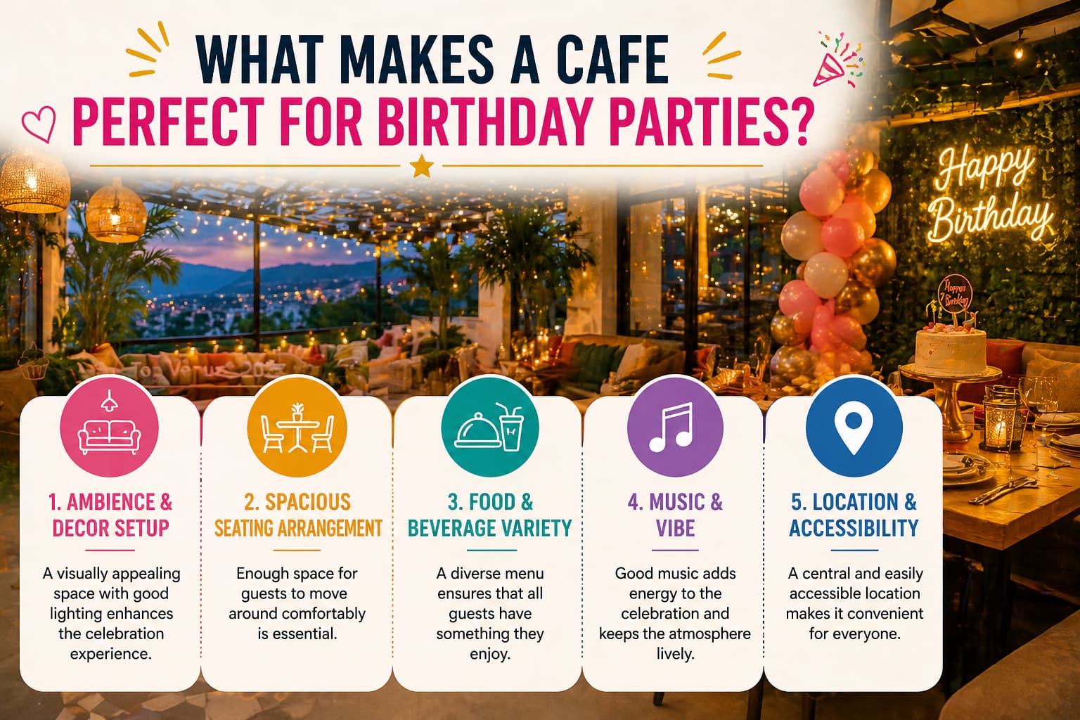 Best Cafe in Dehradun for Birthday Party