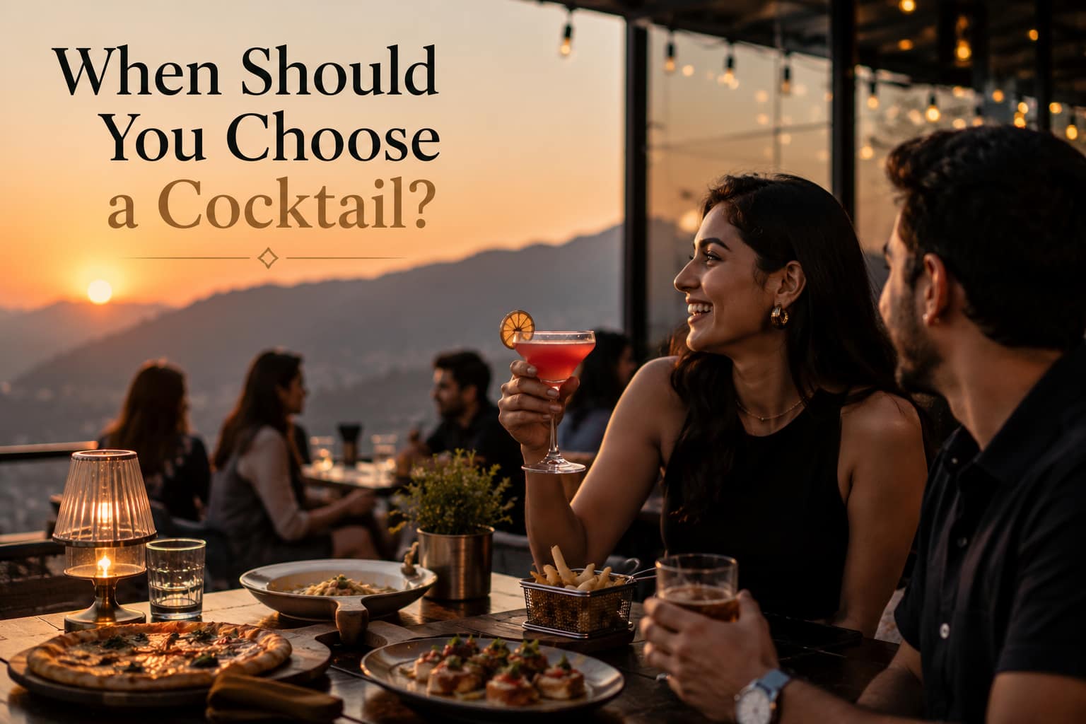 Mocktails vs Cocktails, beverage selection, refreshing beverages,non-alcoholic drinks