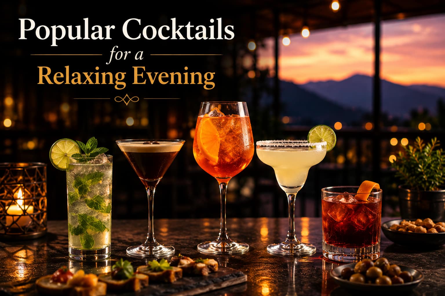Mocktails vs Cocktails, beverage selection, refreshing beverages