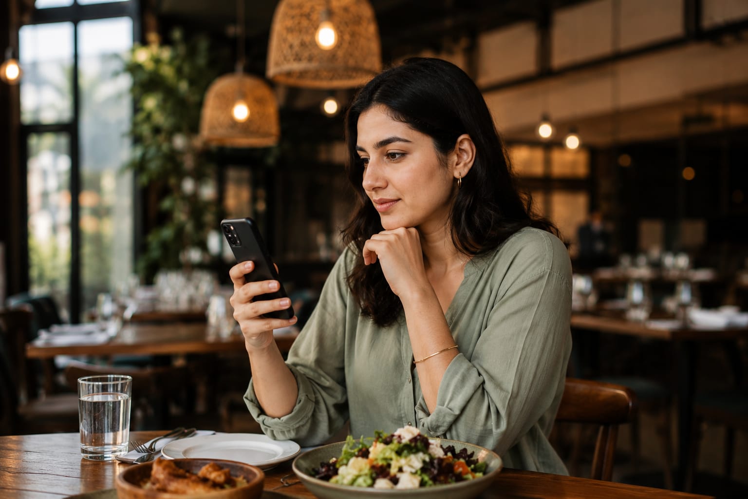 Restaurant booking, Booking a table 