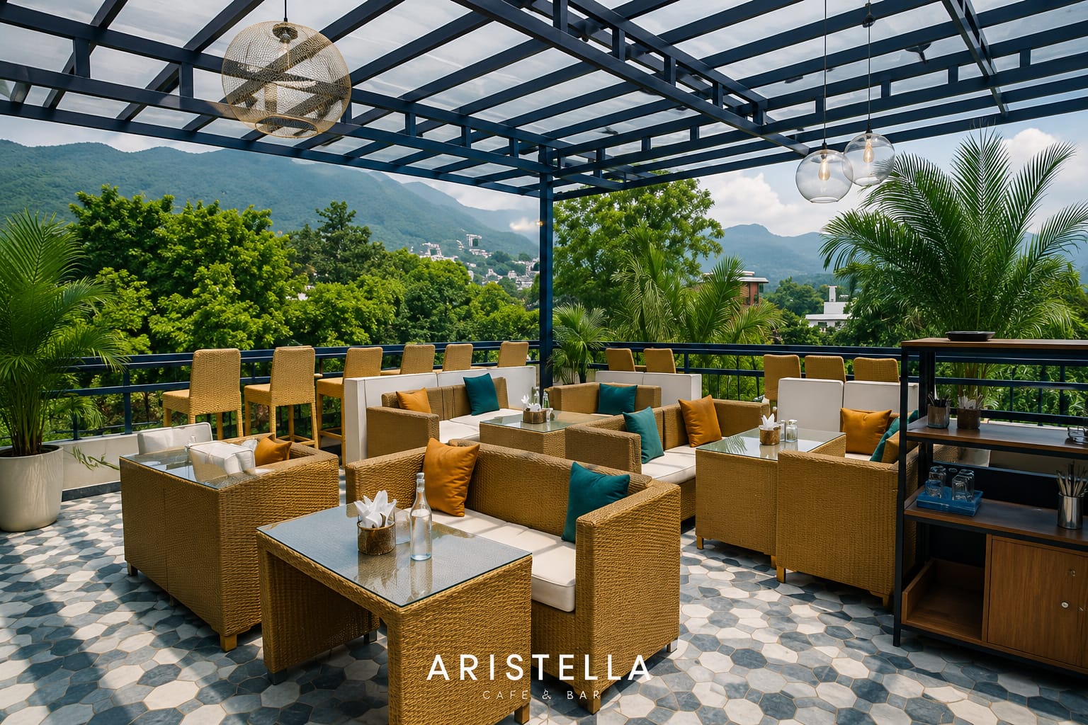 cafe in Dehradun with view