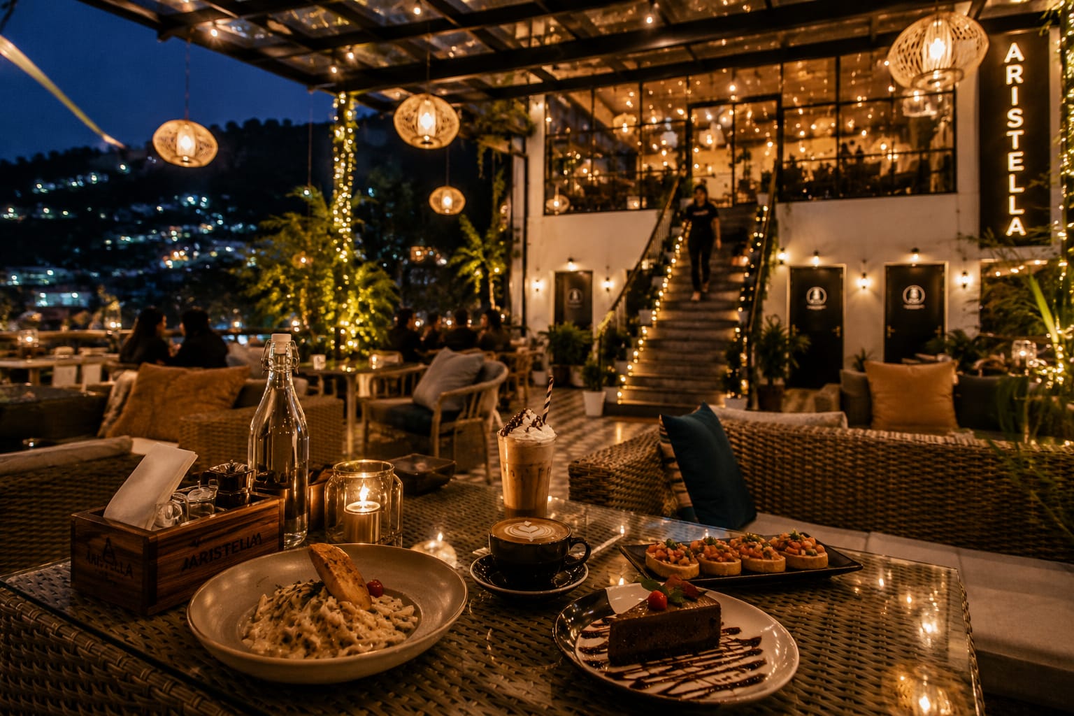 stylish cafe in Dehradun Rajpur Road, best cafe in Dehradun rooftop