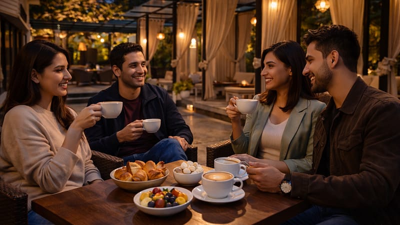 Evening Coffee Spots in Rajpur Road