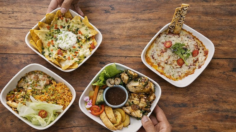 Breakfast spread at Aristella Café in Dehradun