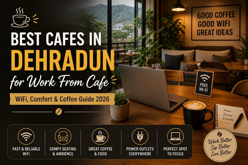 Best Cafes in Dehradun for Work From Cafe