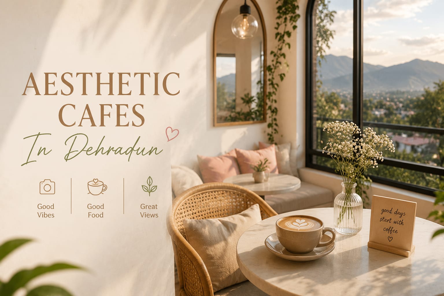 Aesthetic cafes in Dehradun